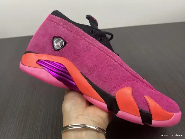 Cheap 14 Low (W) Shocking Jordan Pink DH4121-600 Retro 0506
